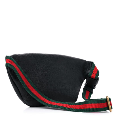 Gucci Grained Calfskin Small Logo Belt Bag Black 3 of 9