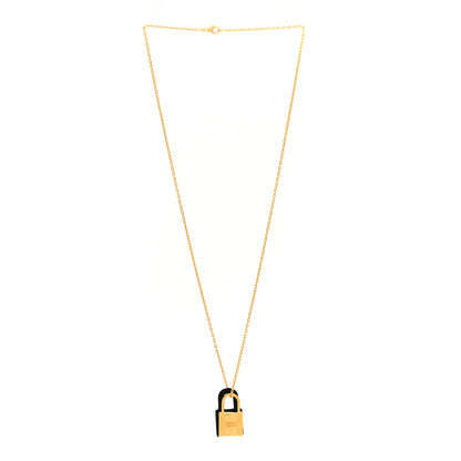 Hermes Swift O'Kelly Pendant Necklace Black 3 of 7