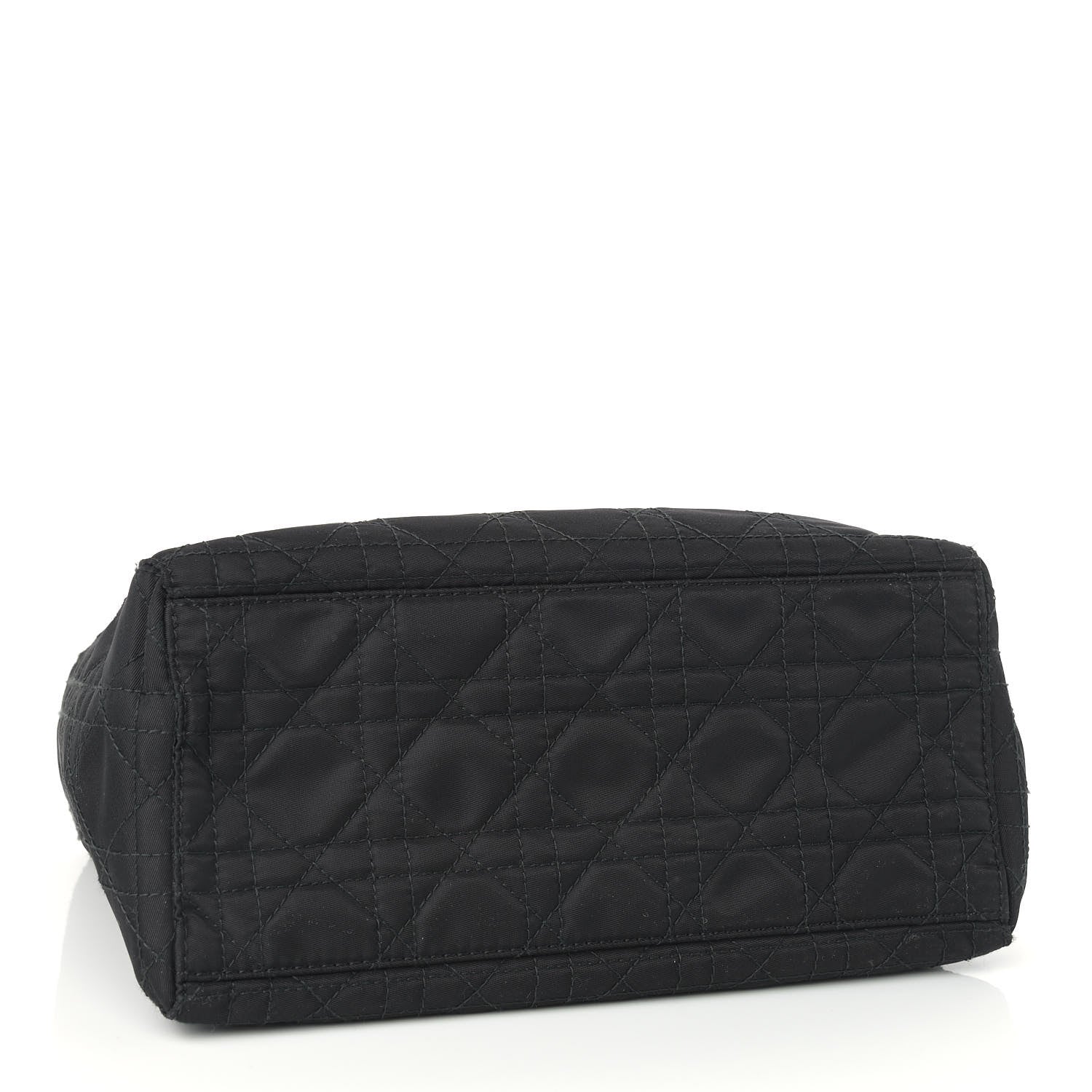 Christian Dior Nylon Cannage Medium Lady Dior Black 4 of 10