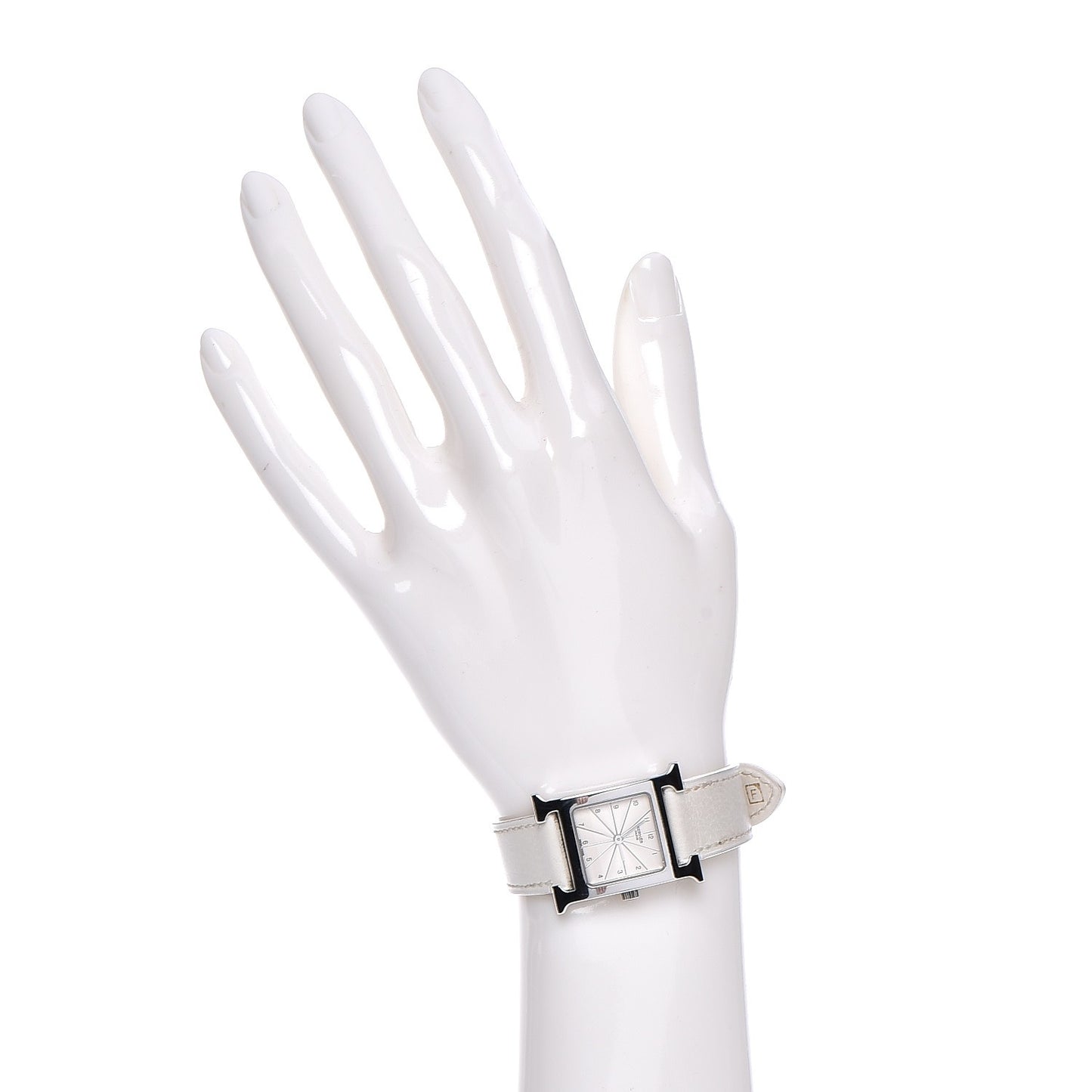 Stainless Steel Courchevel 21mm Heure H Hour Watch Blanc