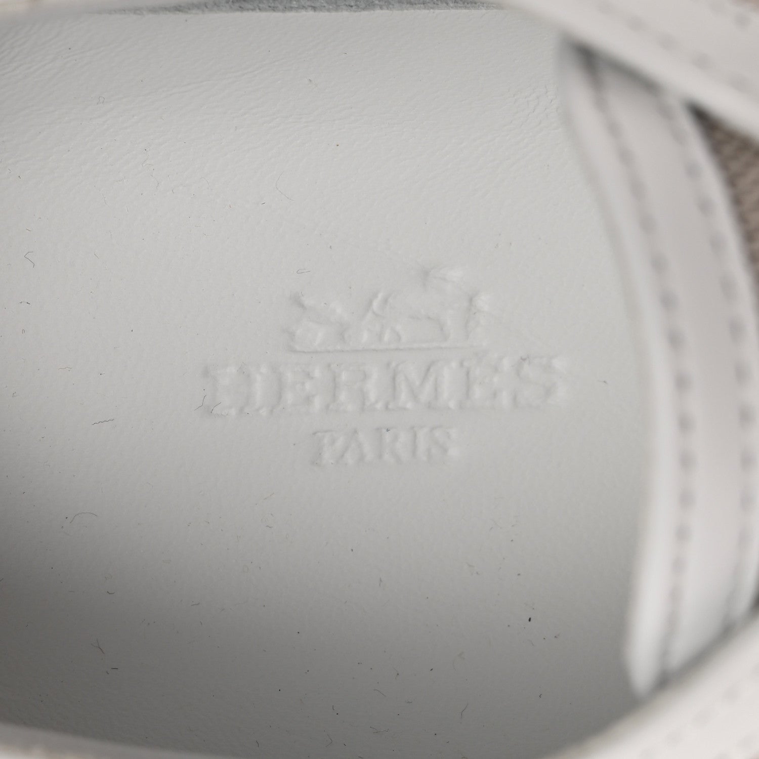 Hermes Canvas Calfskin Get Sneakers 35 Prunoir Blanc 7 of 8
