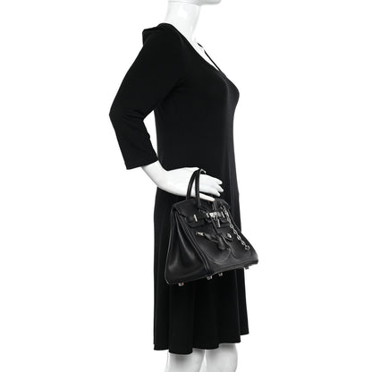 Hermes Veau Volupto Rock Birkin 25 Black 2 of 14