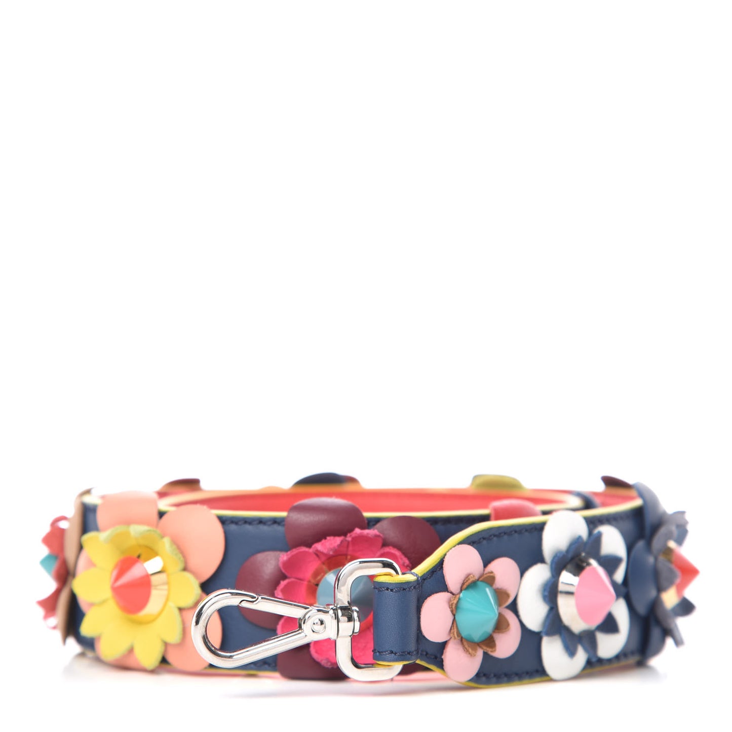 Vitello Dolce Flowerland Studded Strap You Blue Corallo Multicolor