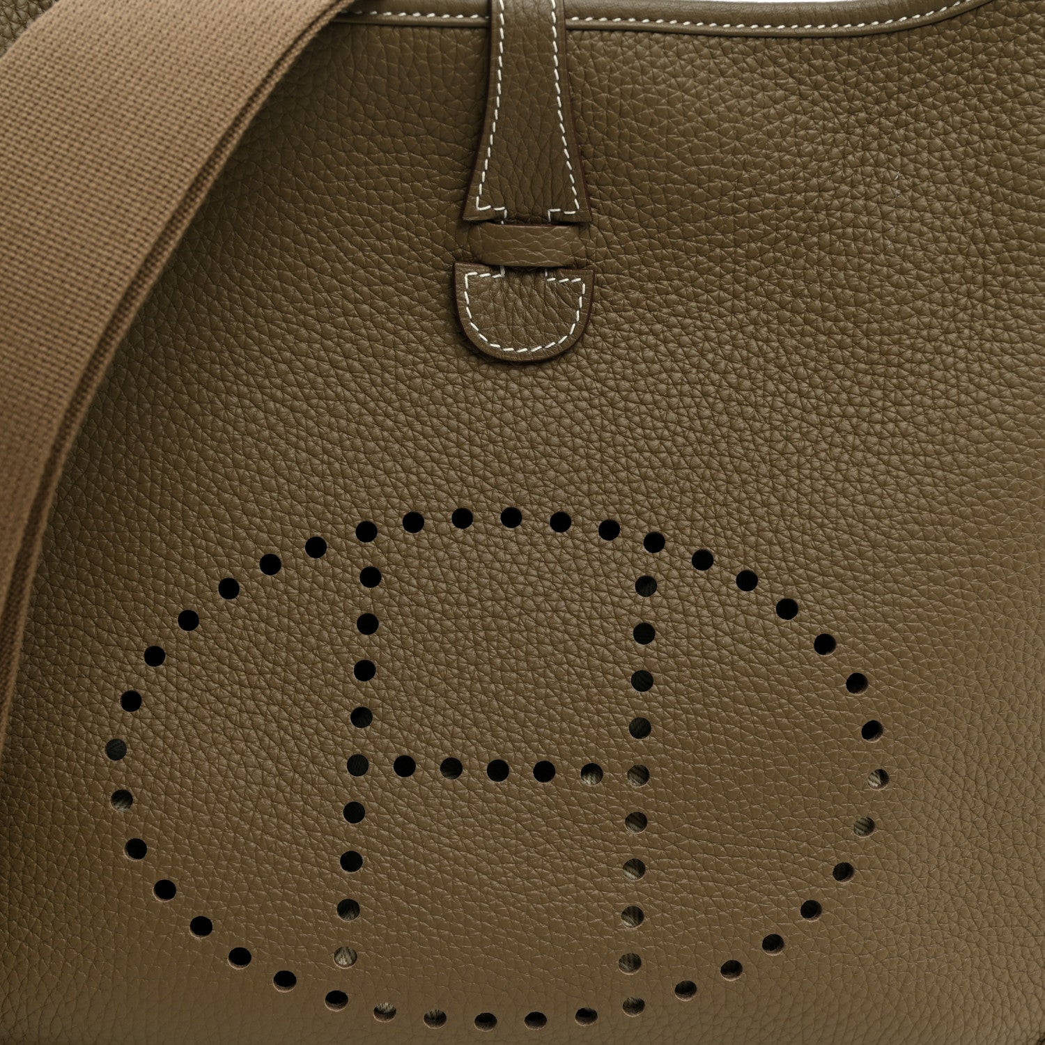 Hermes Taurillon Clemence EVELYNE III PM Etoupe 8 of 10