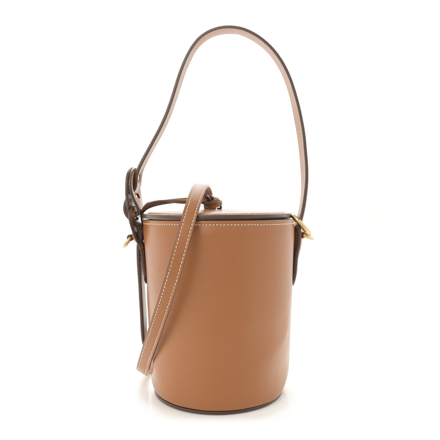 Calfskin Bucket Bag Caramel