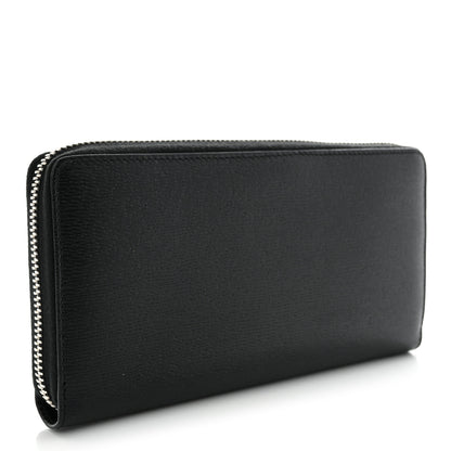 Gucci Calfskin GG Zip Around Wallet Black 3 of 10