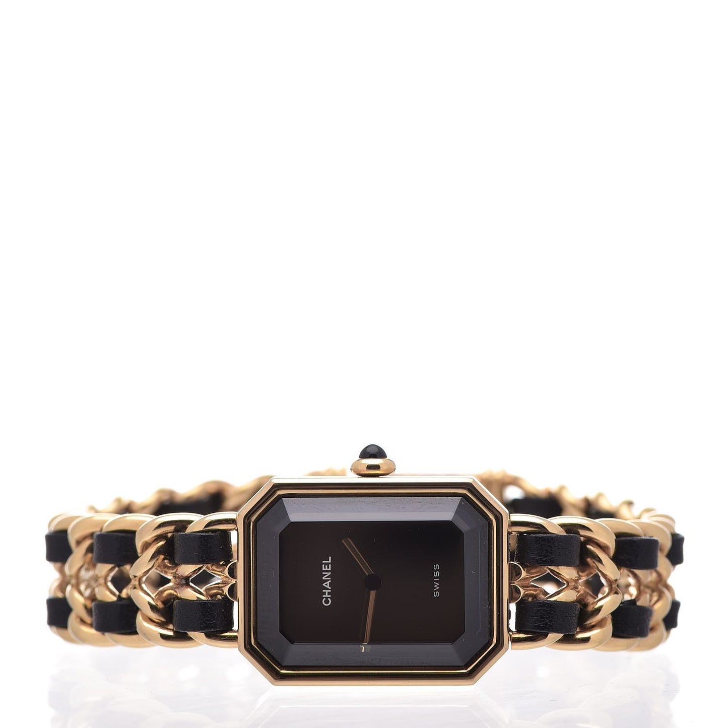 Stainless Steel Lambskin 20mm Chain Premiere Quartz Watch Gold L