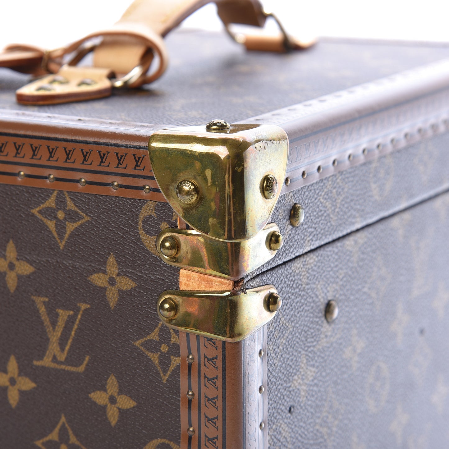 Monogram Boite Flacons Beauty Train Trunk Case