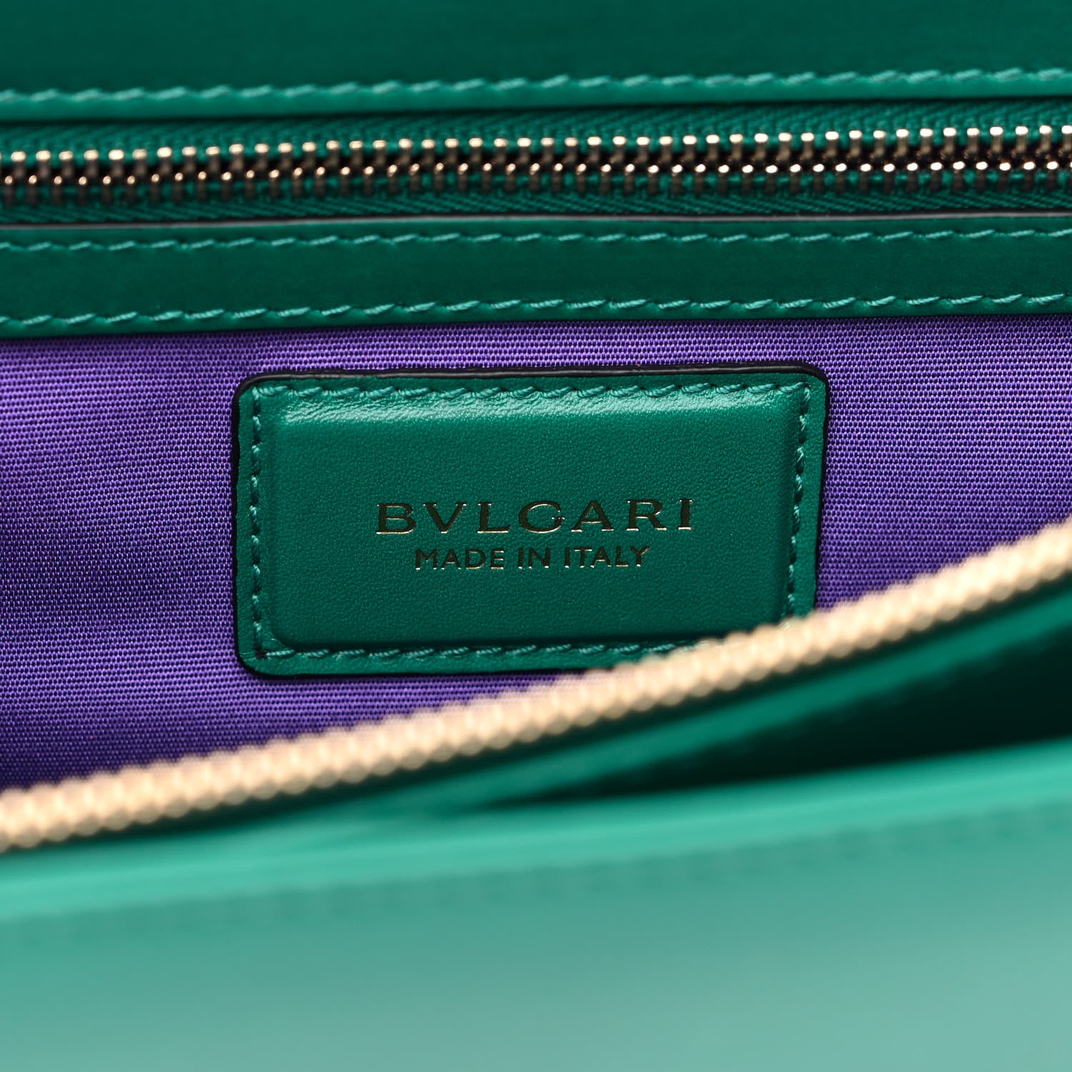 Bulgari Calfskin Serpenti Forever Shoulder Bag Emerald Green 5 of 9