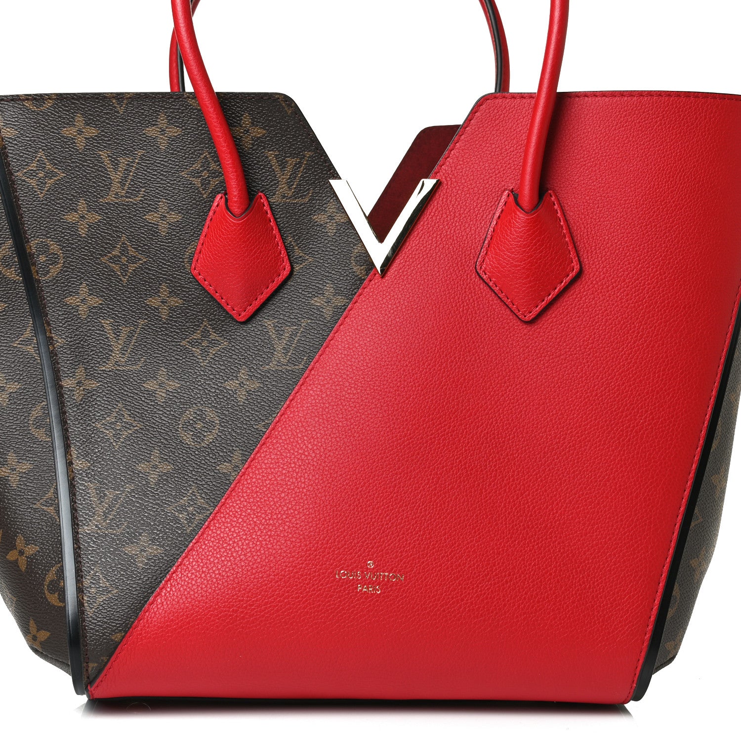 Louis Vuitton Calfskin Monogram Kimono Tote Cherry 8 of 12