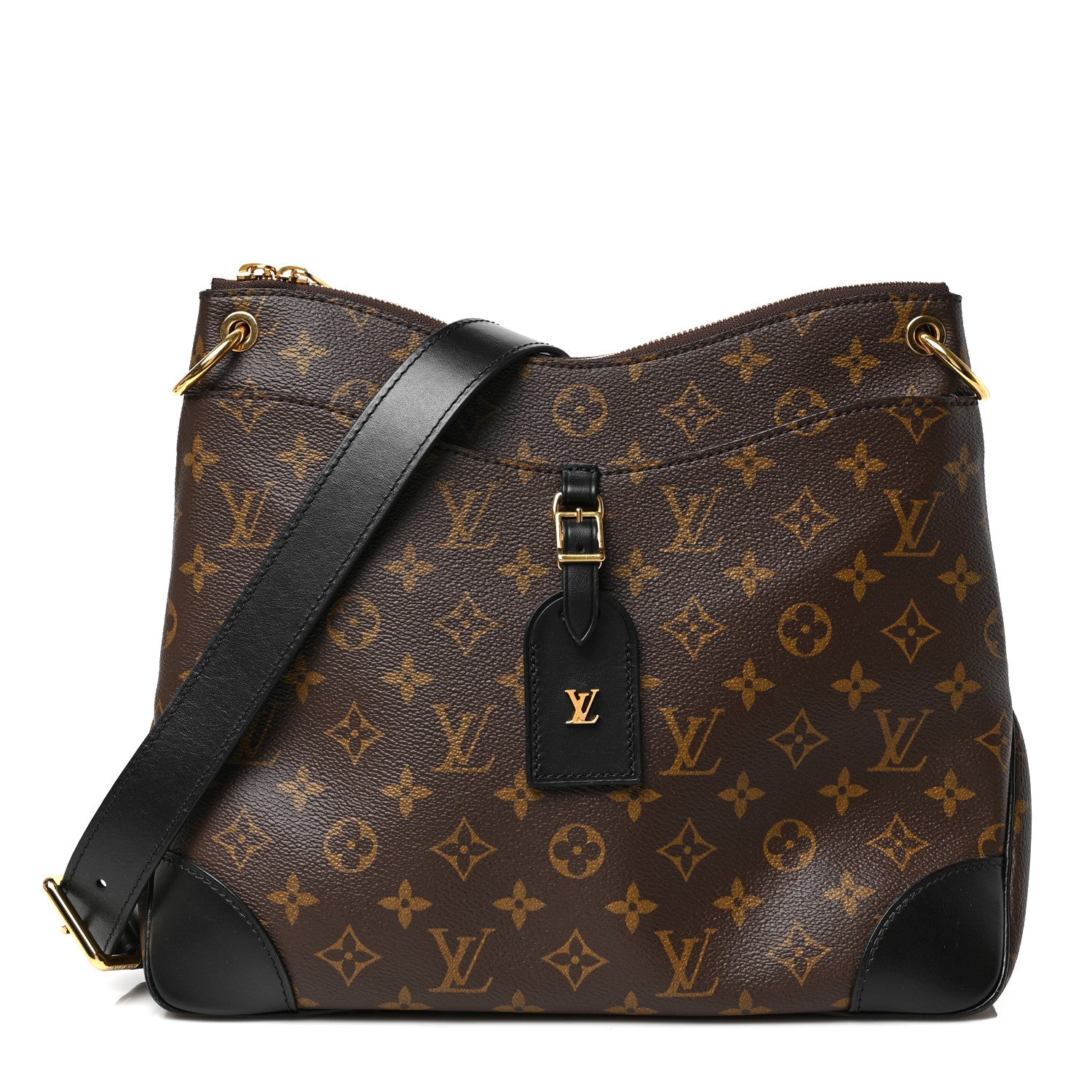 Louis Vuitton Monogram Odeon MM Black 1 of 8