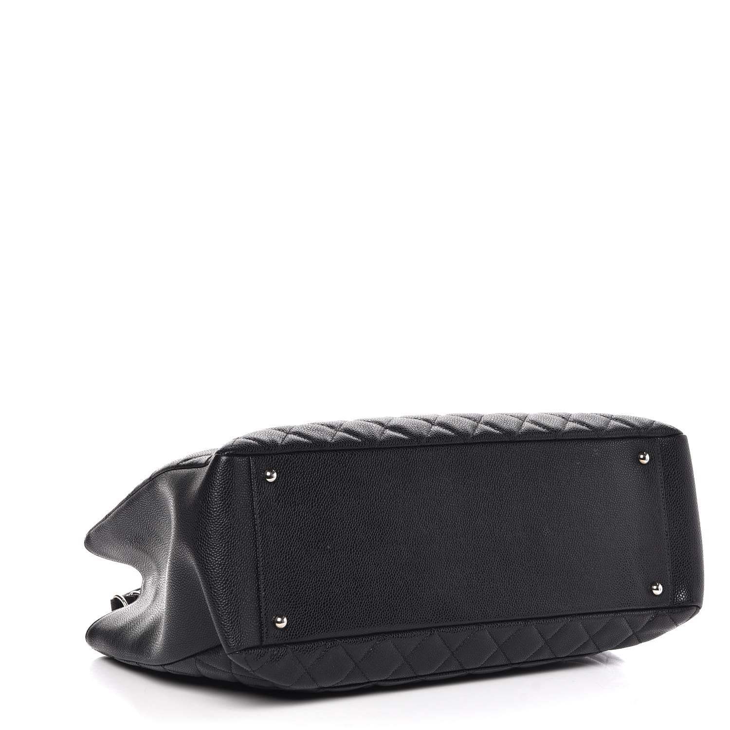 Chanel Caviar Quilted XL Grand Shopping Tote GST Black 4 of 7