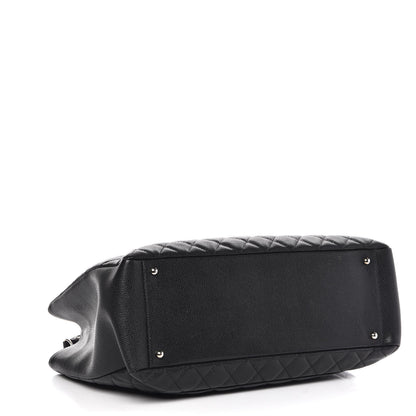 Chanel Caviar Quilted XL Grand Shopping Tote GST Black 4 of 7