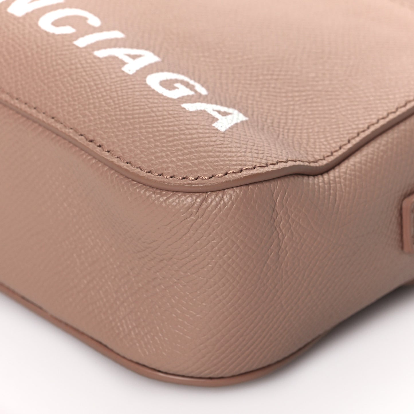 Grained Calfskin XS Ville Camera Bag Beige