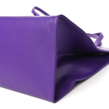 Telfar Vegan Leather Large Shopping Bag Grape 10 of 10