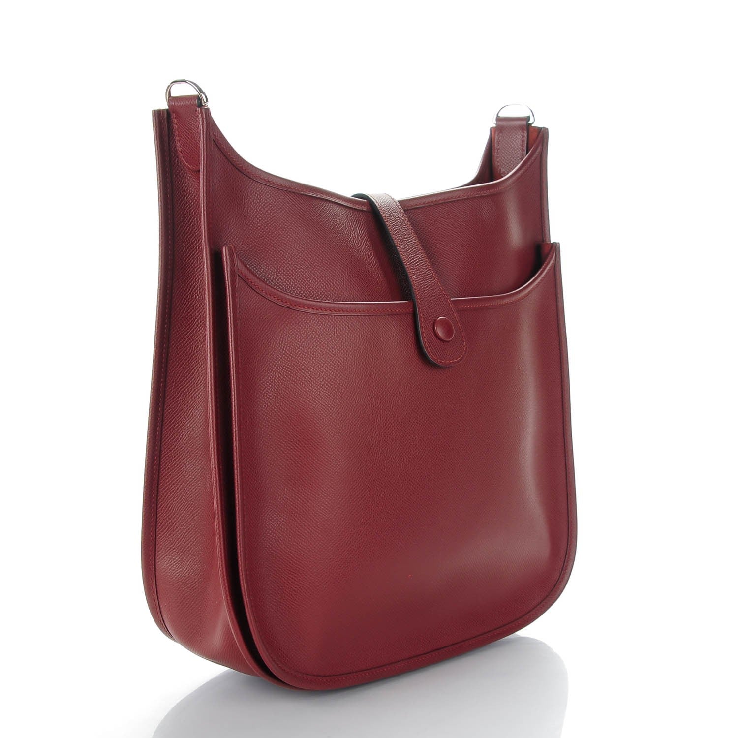 Hermes Epsom Evelyne III GM Rouge H 3 of 7