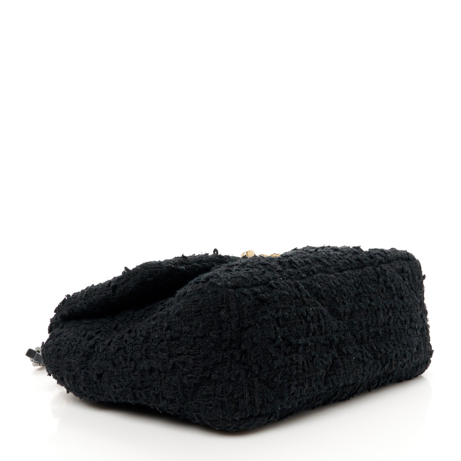 Chanel Tweed Quilted Medium Chanel 19 Flap Black 4 of 11