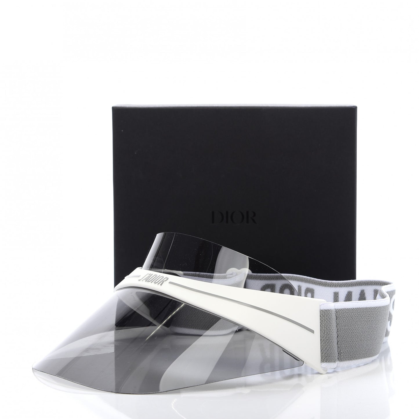 Mirrored DiorClub1 Sun Visor Grey