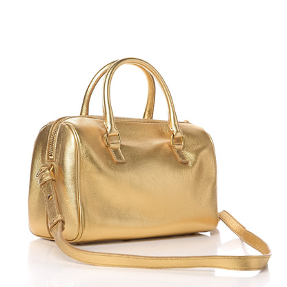 Saint Laurent Calfskin Classic Baby Duffle Gold 2 of 8