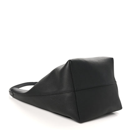 The Row Grained Calfskin Large N/S Park Tote Black 3 of 11