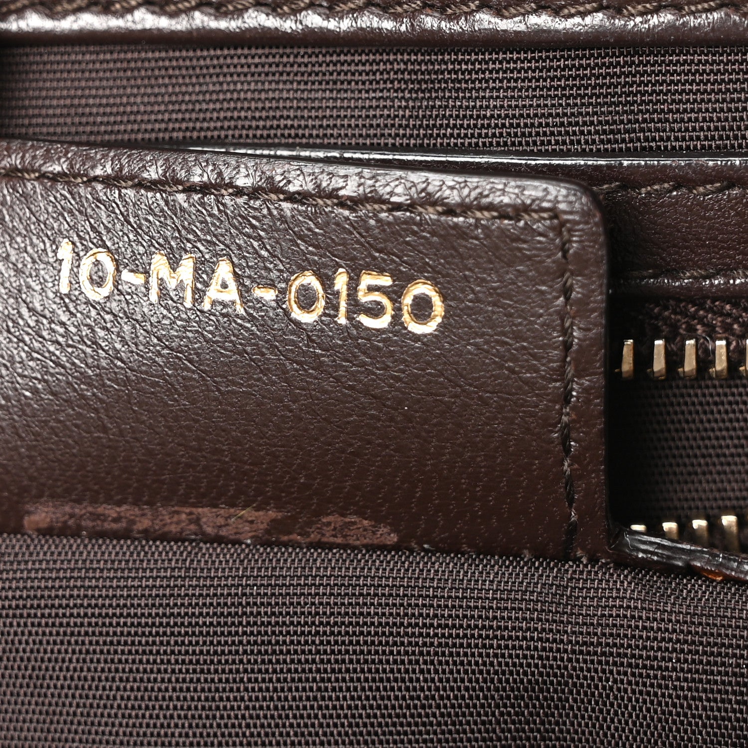 Christian Dior Lambskin Cannage Ruffle New Lock Flap Dark Brown 7 of 10