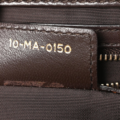 Christian Dior Lambskin Cannage Ruffle New Lock Flap Dark Brown 7 of 10