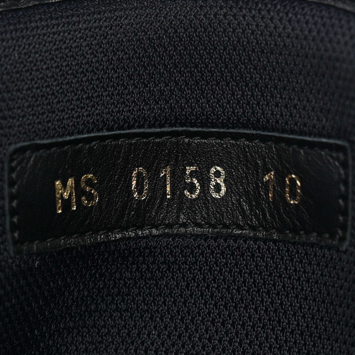 Calfskin Monogram Mens Rivoli High Top Sneakers 10 Black