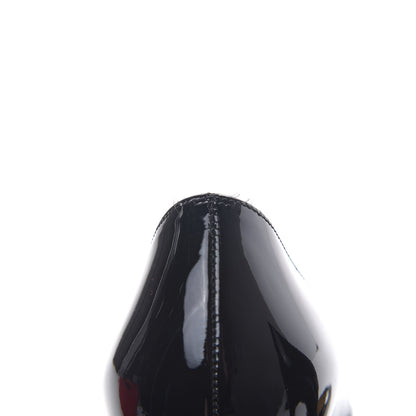 Christian Louboutin Patent Lady Peep 150 Pumps 38 Black 9 of 9