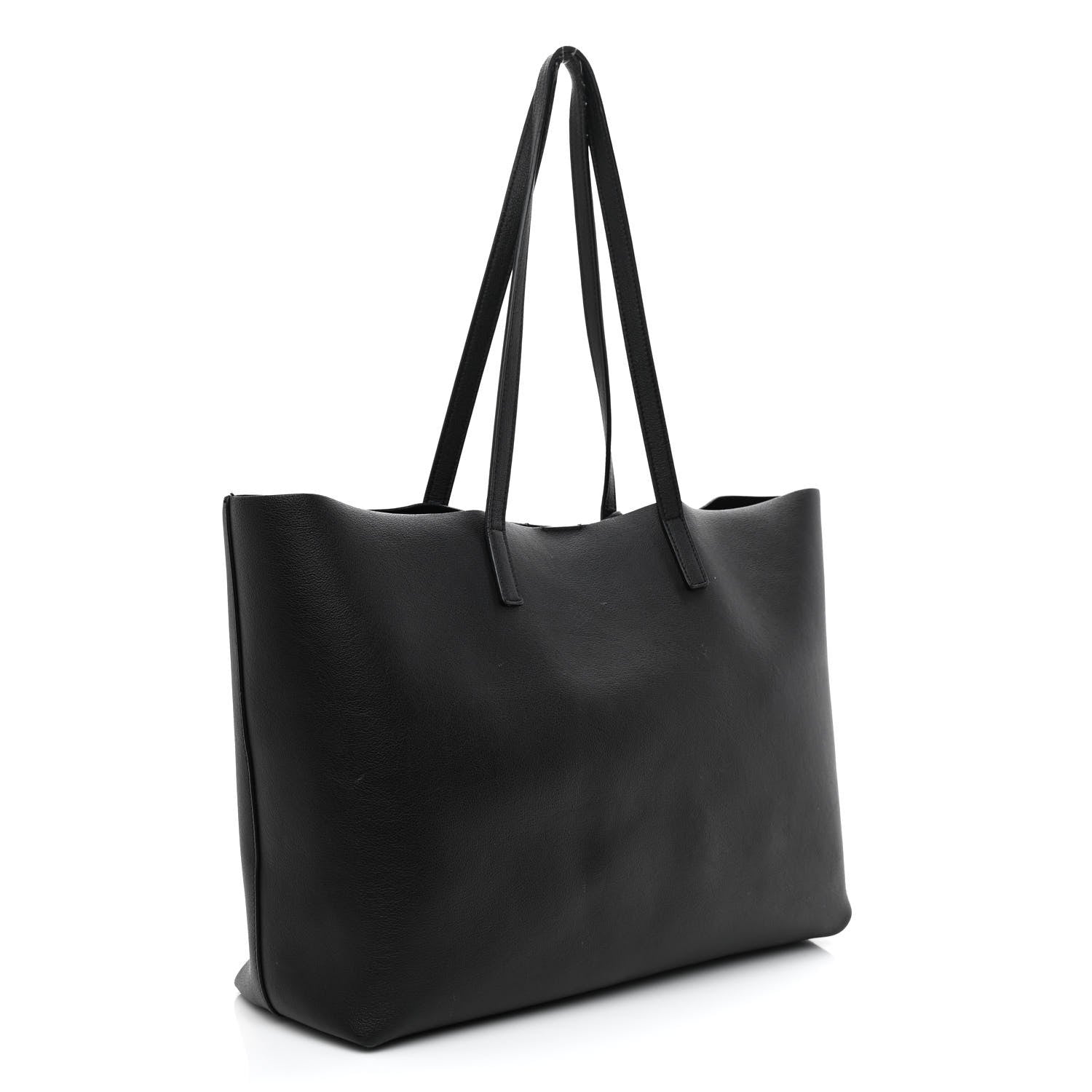 Saint Laurent Calfskin Large Shopping Tote Black 4 of 23