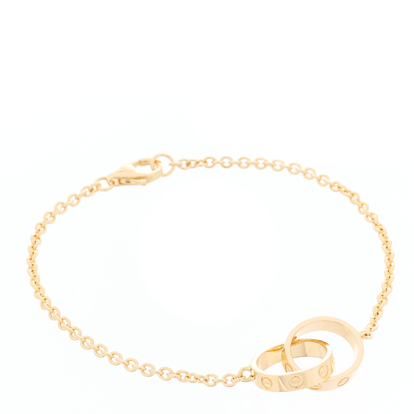 18K Yellow Gold Interlocking LOVE Bracelet