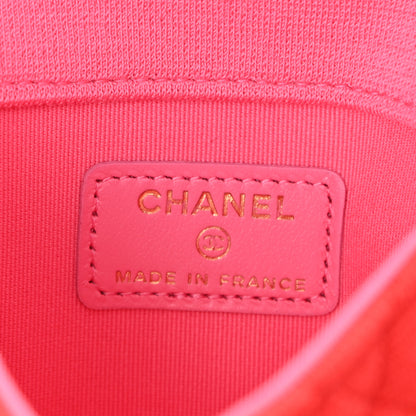 Chanel Jersey Quilted Micro Mini Flap Red 6 of 11