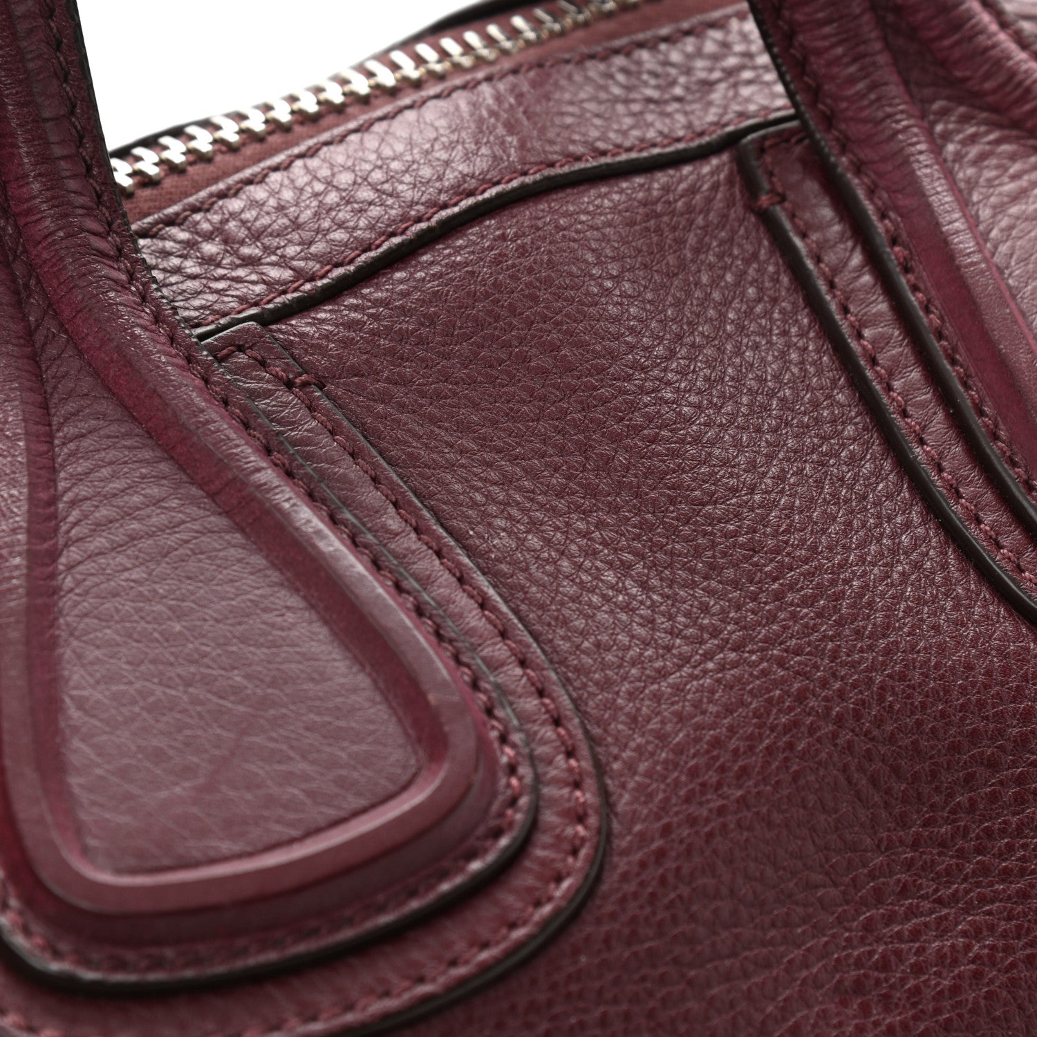 Givenchy Waxy Grained Calfskin Medium Nightingale Oxblood 11 of 16
