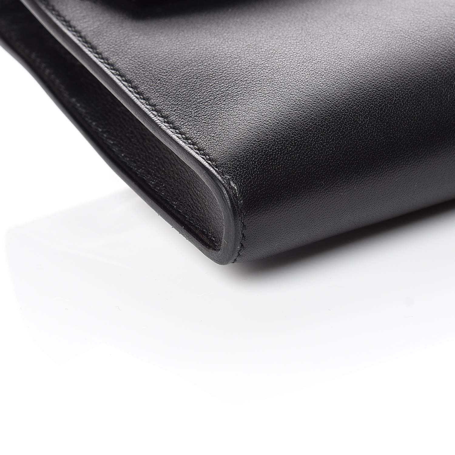 Hermes Swift Kelly Cut Clutch Pochette Black 8 of 10