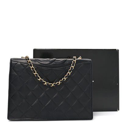 Chanel Lambskin Quilted CC Small Single Flap Black 12 of 12
