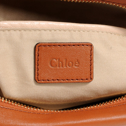 Chloe Leather Medium Military Paraty Armagnac 6 of 9