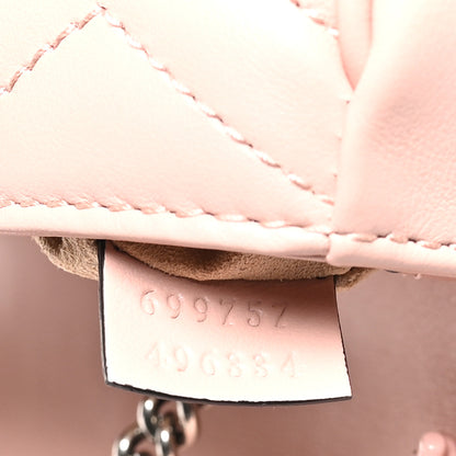 Gucci Calfskin Matelasse Monochrome GG Marmont Chain Belt Bag Perfect Pink 7 of 10