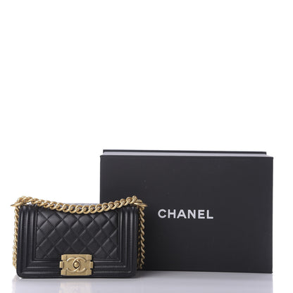 Chanel Calfskin Quilted Small Boy Flap Black 10 of 10