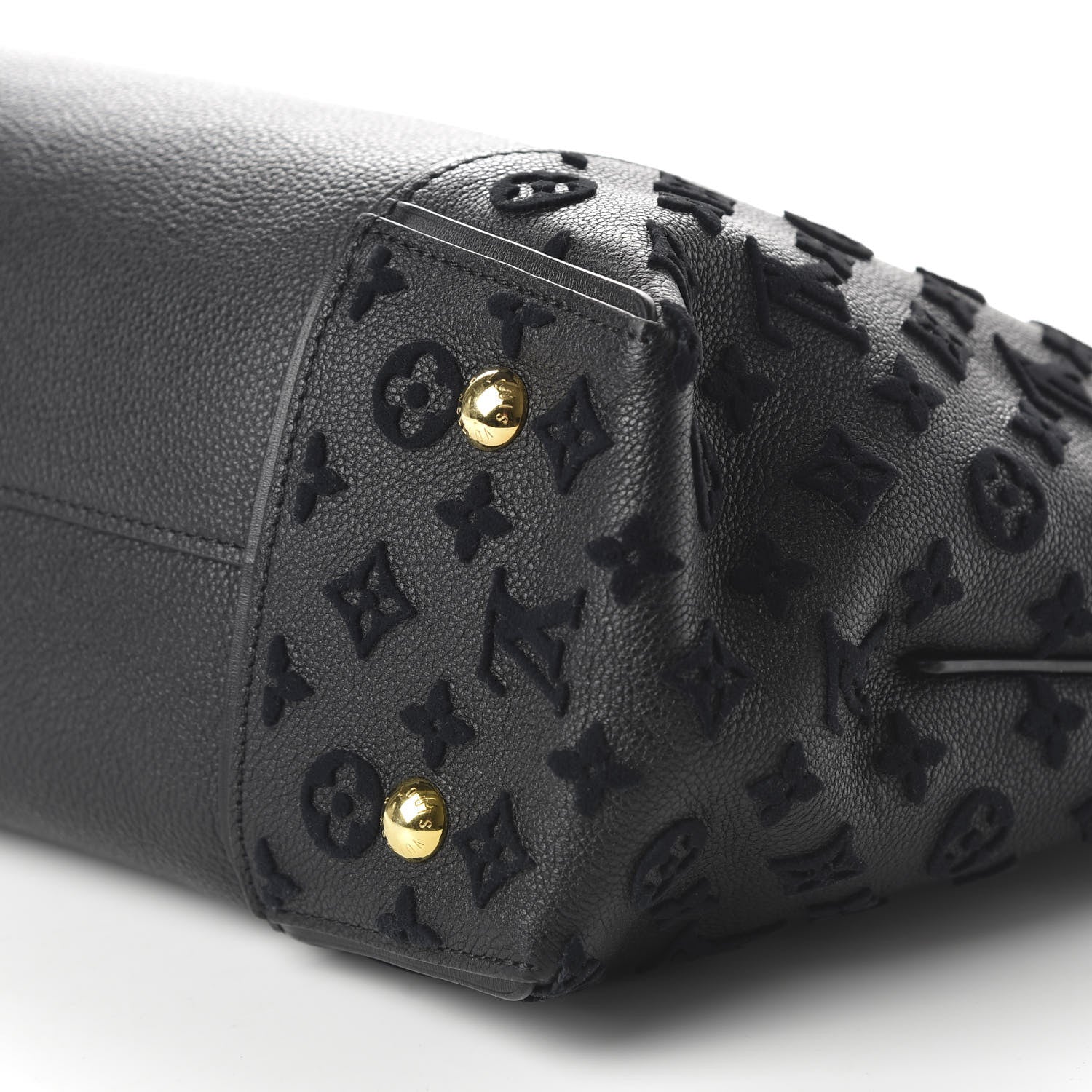Louis Vuitton Veau Cachemire Tote W PM Black 7 of 9