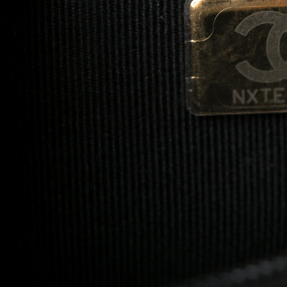 Chanel Lambskin Patent Calfskin Quilted Hold The Line CC Wallet On Chain WOC Black 8 of 12