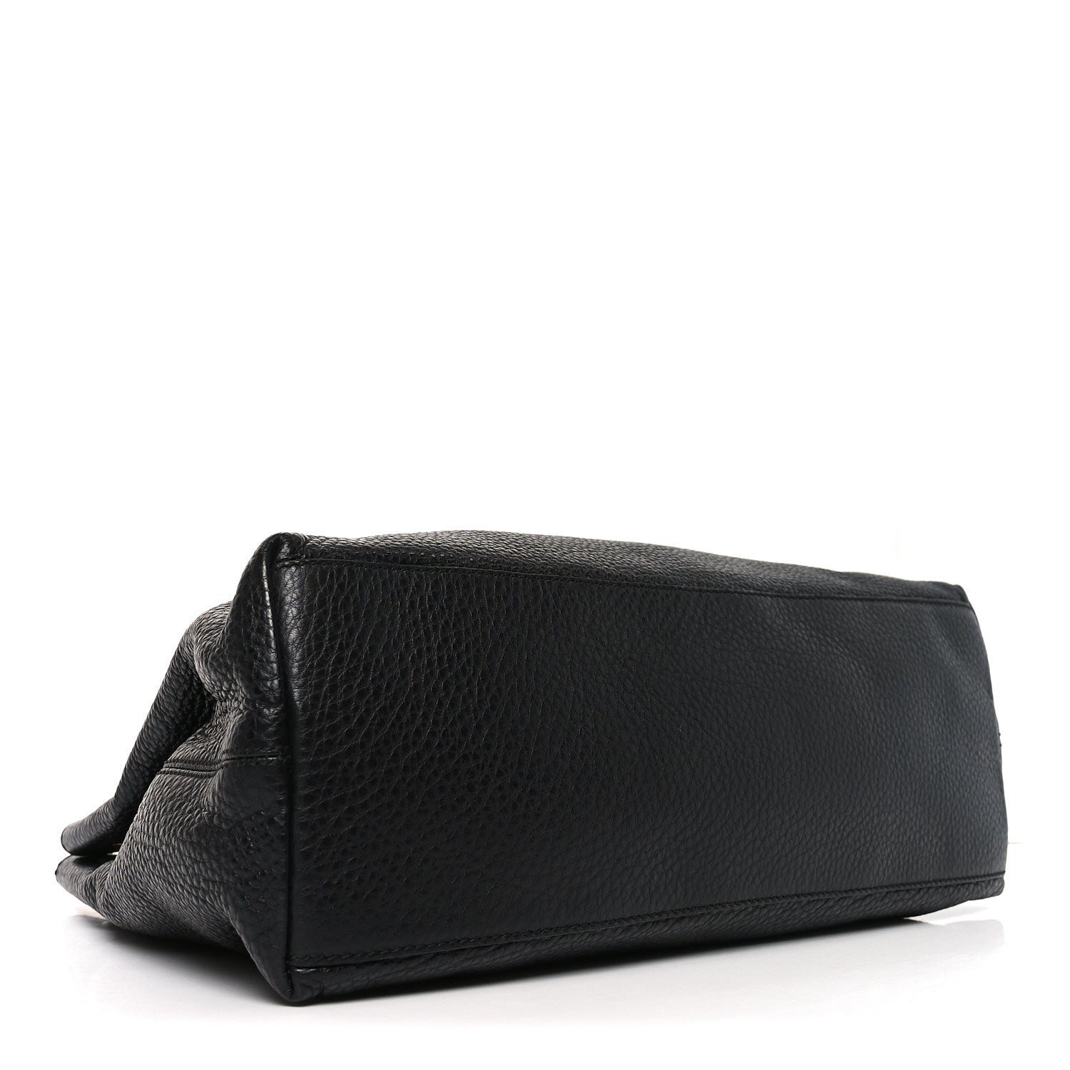 Gucci Pebbled Calfskin Medium Soho Chain Shoulder Bag Black 3 of 9