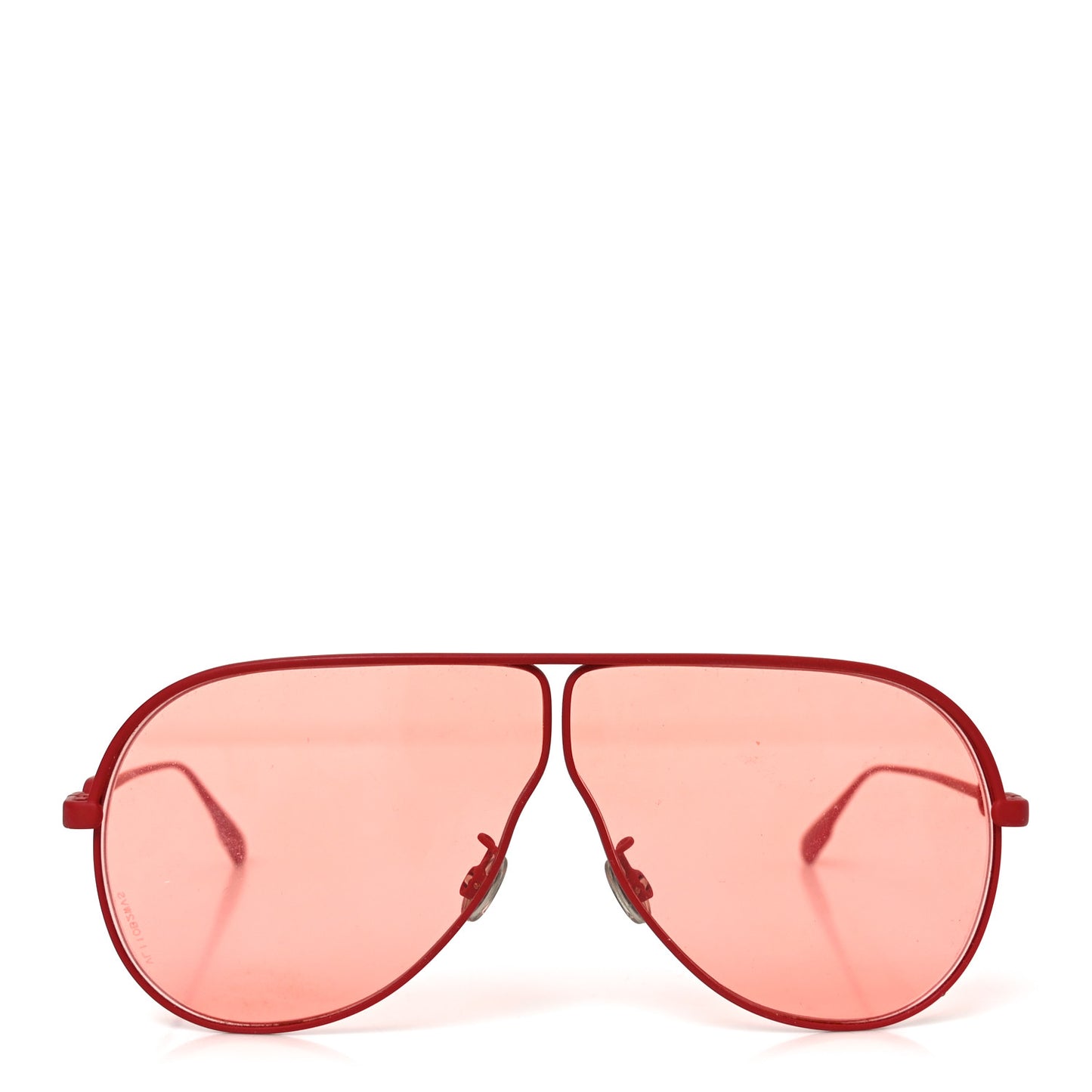Metal Diorcamp Sunglasses Red