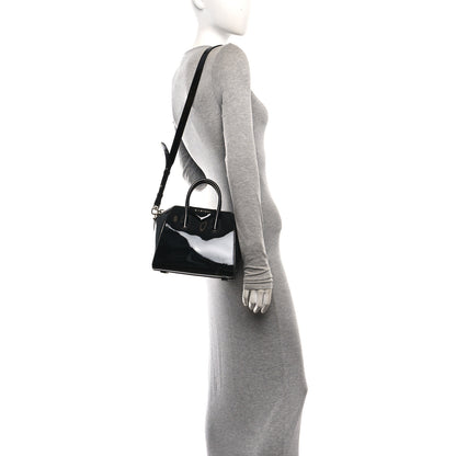 Givenchy Patent Calfskin Mini Antigona Black Black 2 of 9
