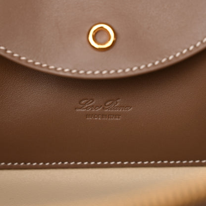 Loro Piana Calfskin Cotton Linen L27 Extra Pocket Bag Natural Light Beige 6 of 10