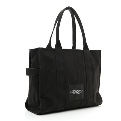 Marc Jacobs Cotton Canvas Large The Tote Bag Black 3 of 12