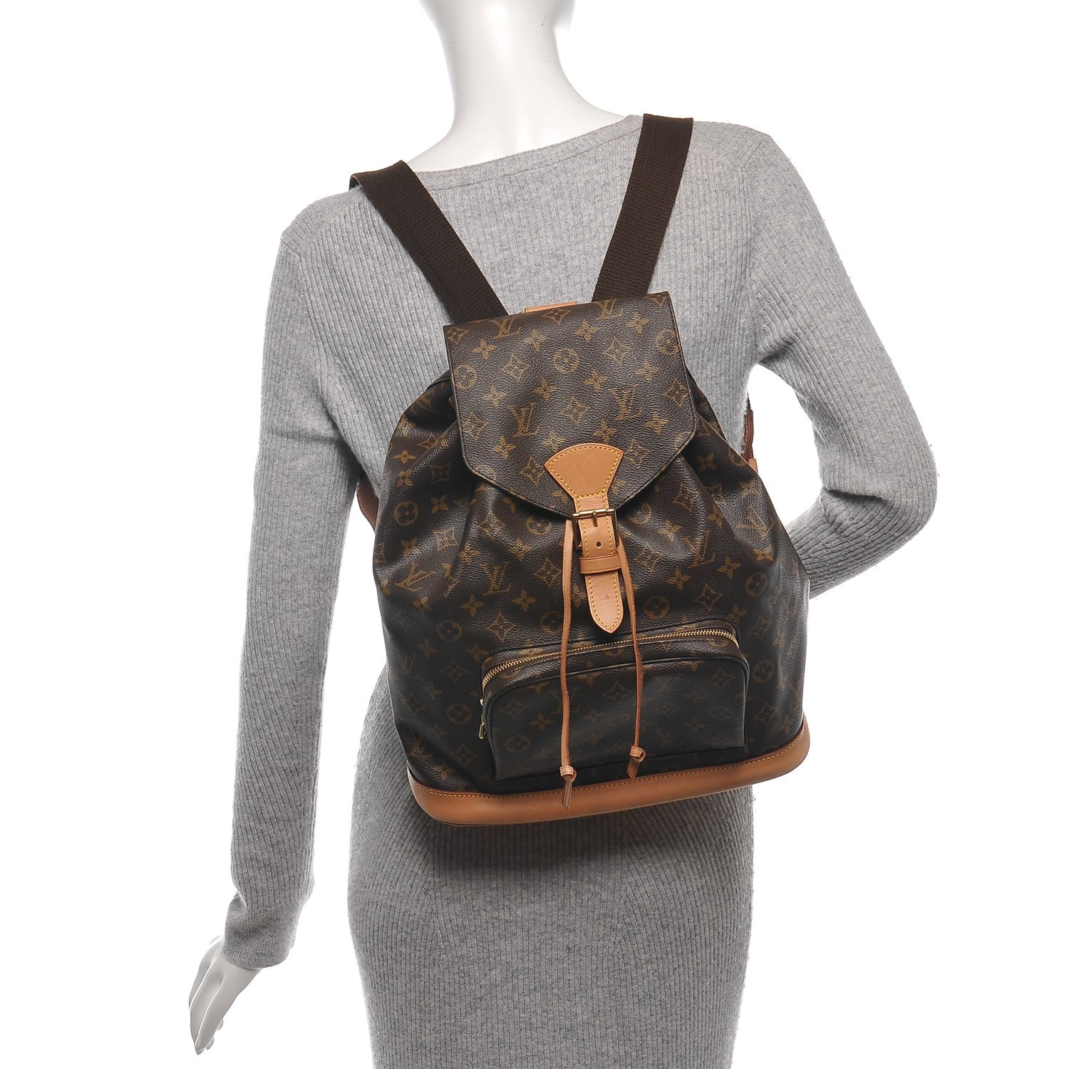 Louis Vuitton Monogram Montsouris GM Backpack 2 of 8
