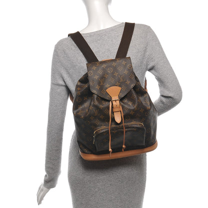 Louis Vuitton Monogram Montsouris GM Backpack 2 of 8