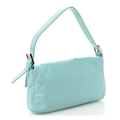 Fendi Nappa Elefante Baguette Light Blue 3 of 9