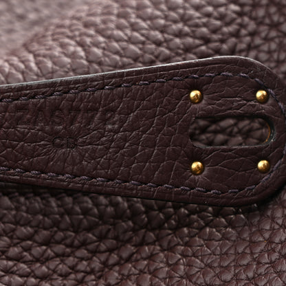 Hermes Taurillon Clemence Matte Niloticus Crocodile Touch Lindy 26 Rouge Sellier Bourgogne 7 of 11