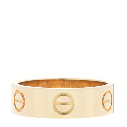 Cartier 18K Yellow Gold 5.5mm LOVE Ring 51 5.75 3 of 5