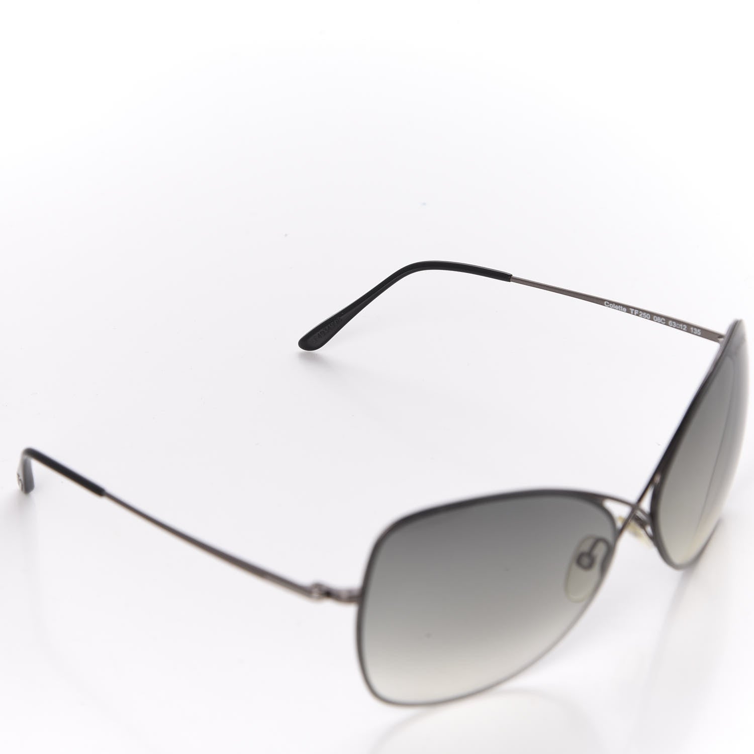 Tom Ford Colette Butterfly Sunglasses TF250 Gunmetal 6 of 8